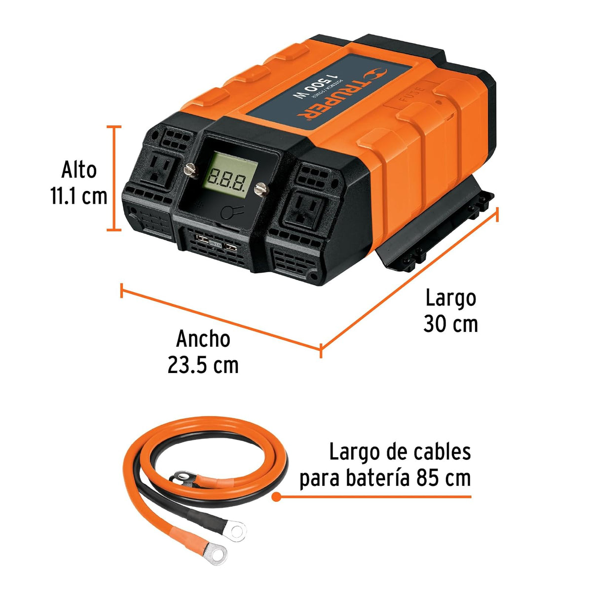 T INVERSOR CORRIENTE 1500 W