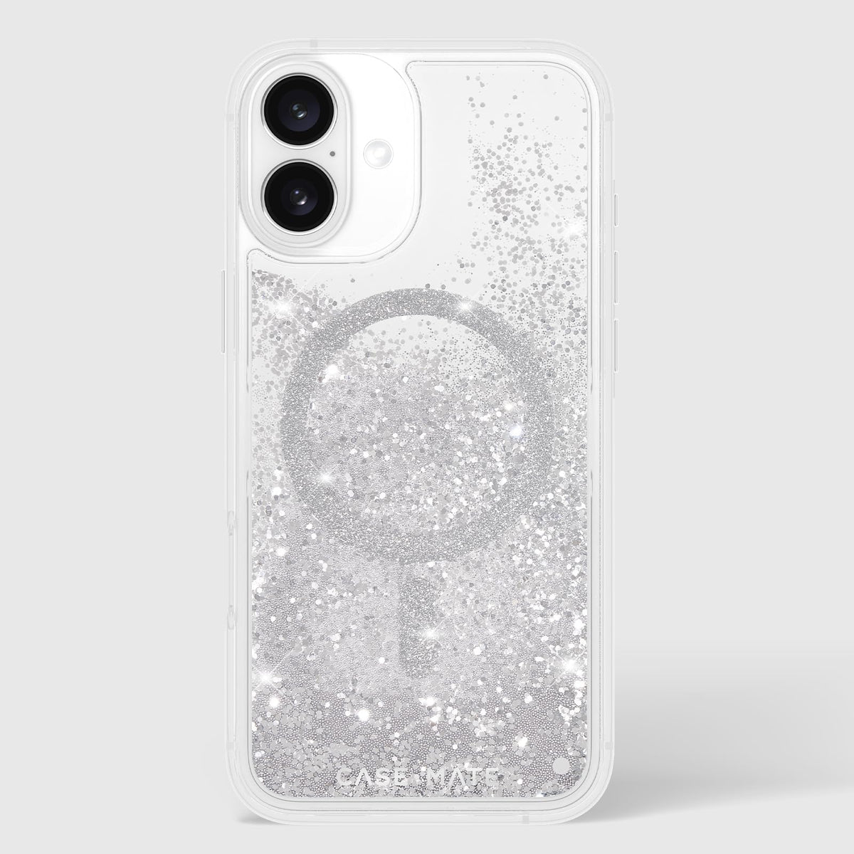 Case-Mate - Funda para iPhone 16 Plus [Compatible con MagSafe] - Funda para teléfono con Purpurina líquida Brillante con protección contra caídas de 12 pies, Cubierta magnética Premium para iPhone 16