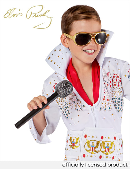 Rubie's Deluxe Elvis Disfraz de niño, Disfraces, Un Solo Color, Pequeño