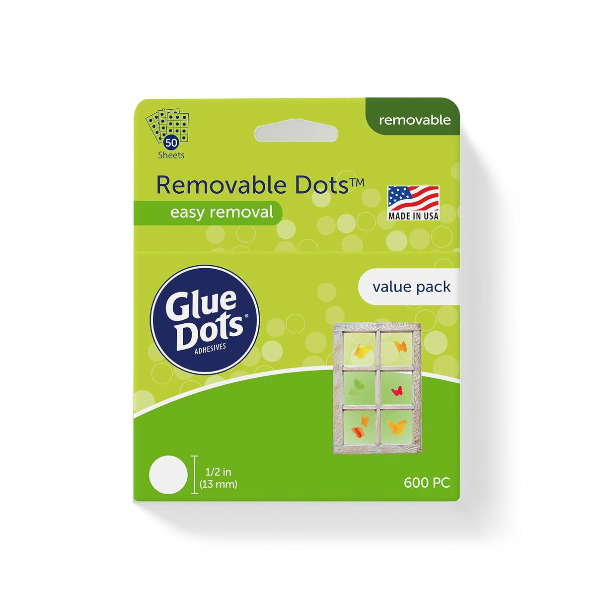 Glue Dots Puntos Adhesivos de Doble Cara para Manualidades - Removible