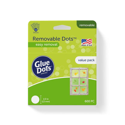 Glue Dots Puntos Adhesivos de Doble Cara para Manualidades - Removible