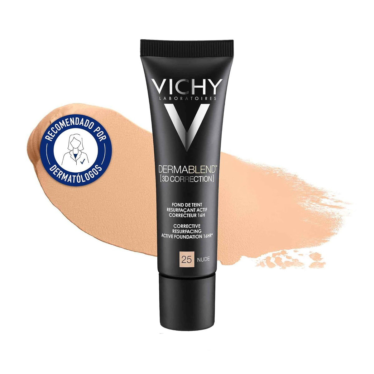 Vichy Dermablend Base de Maquillaje 3D Mousse FPS 25 - 25 NUDE