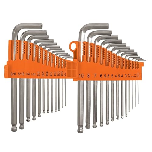 Truper ALL-25, Juego de 25 llaves Allen standard y milimétricas c/estuche