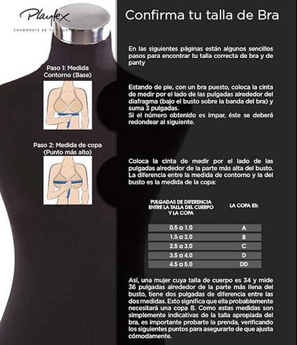 Playtex Playsupport Bra Liso con Varillas y Copas Preformadas