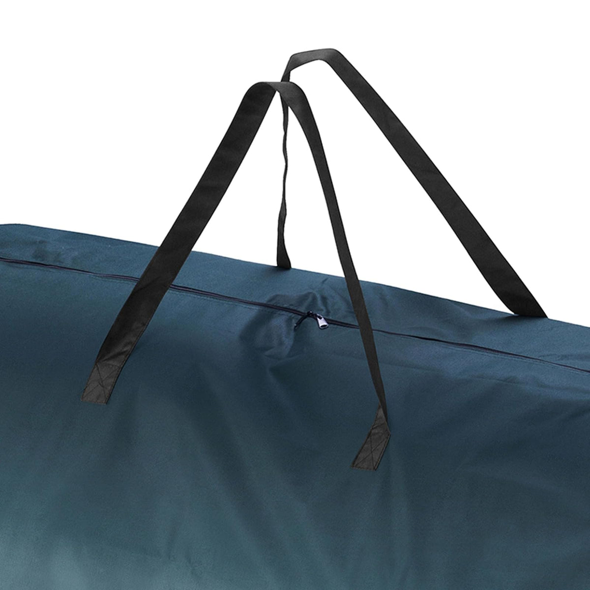 Tiny Tim Totes Bolsa de almacenamiento para árbol de Navidad, lona redonda de alta calidad, se adapta a árboles de hasta 12 pies, verde