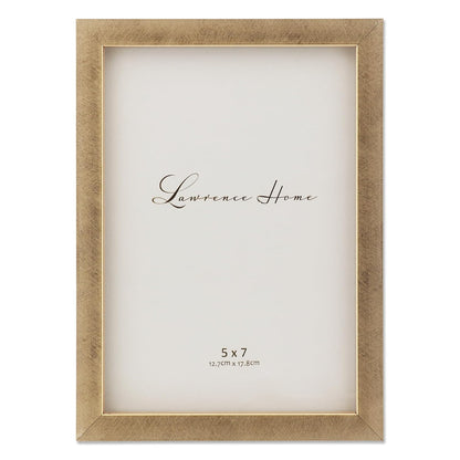 Lawrence Frames Marco de Fotos Dorado Galvanizado - Dorado - 5 x 7 inches