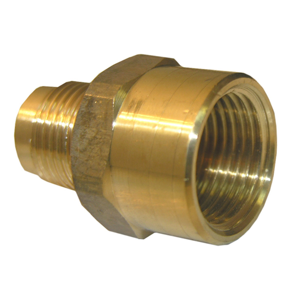 LASCO 17-5813 Adaptador de Latón Abocinado Hembra 1/4" x Macho 3/8" - 5 - 8" x 1 - 2"