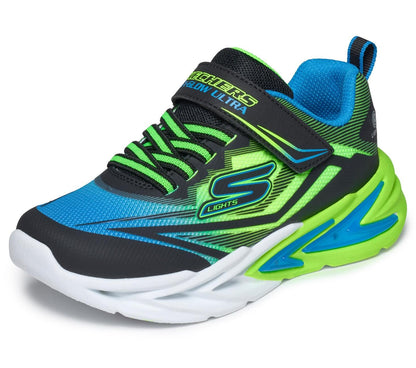 Skechers Flex-Glow Ultra - Tenis para niño | Casual, iluminado, cierre adaptable, plantilla acolchada