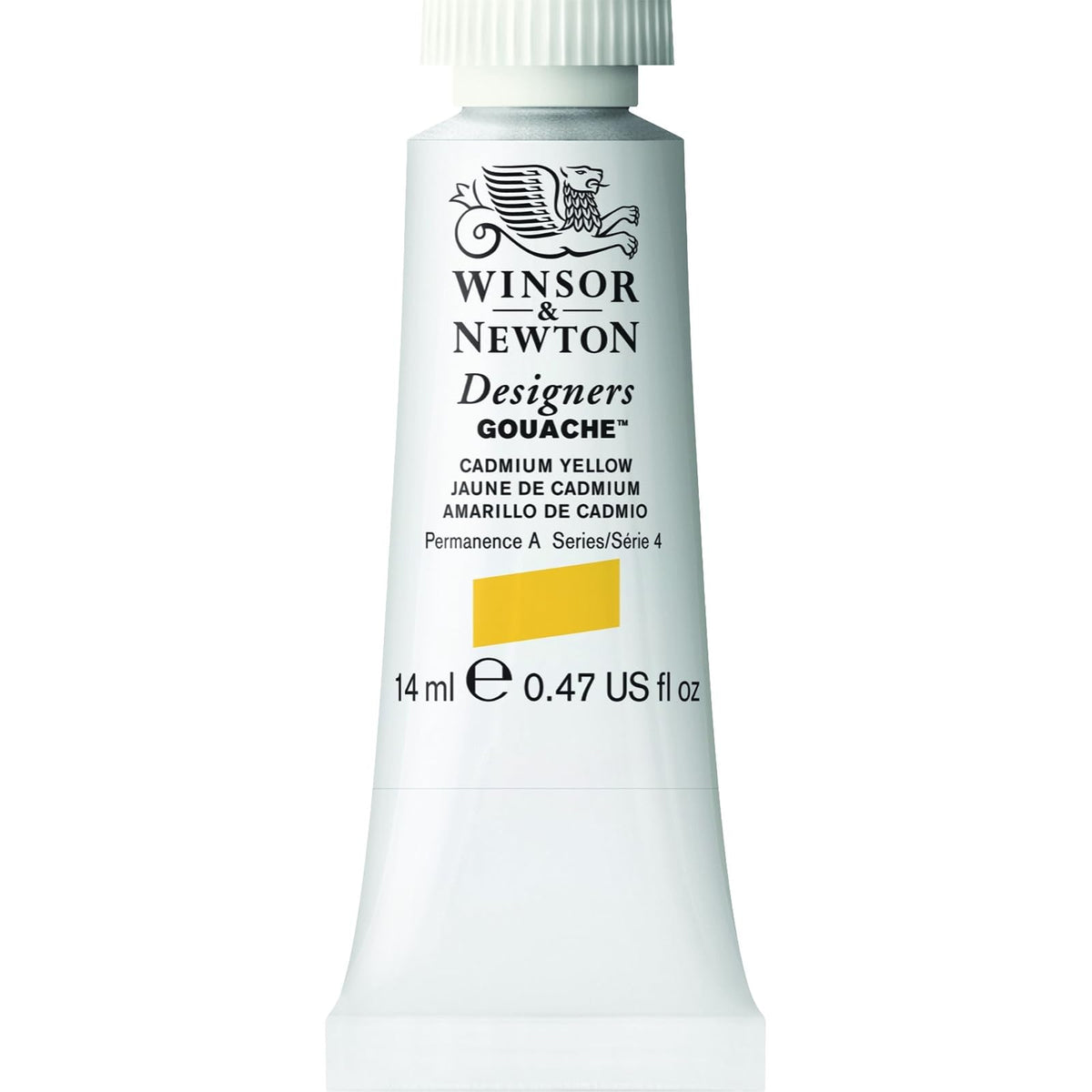 Winsor & Newton Designers Pintura Gouache en Tubo - Tubo 14 ml - Amarillo cadmio