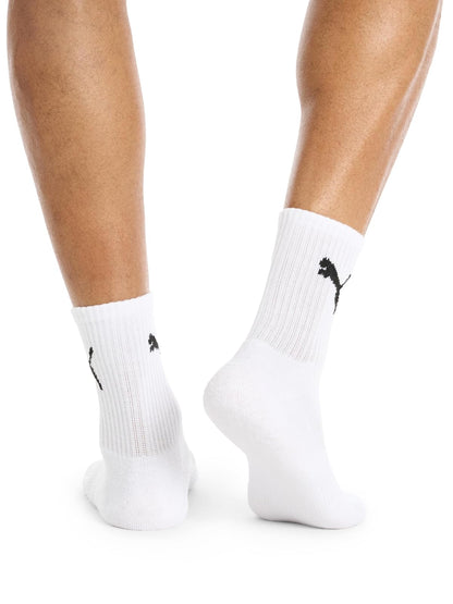 PUMA 8 Pack Athletic Cushioned High Quarter Crew Socks Calcetines deportivos Hombre