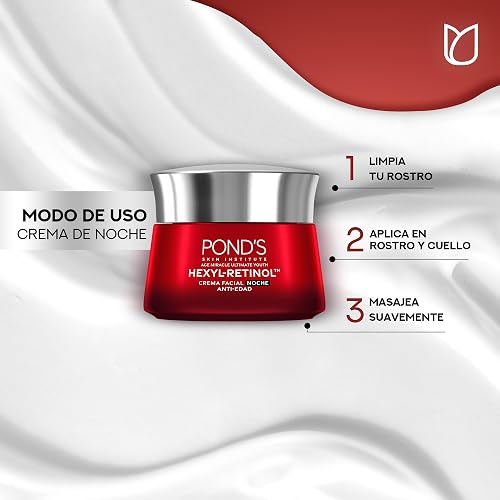 POND'S Crema Facial Antiedad Noche Age Miracle Ultimate Youth, 50g