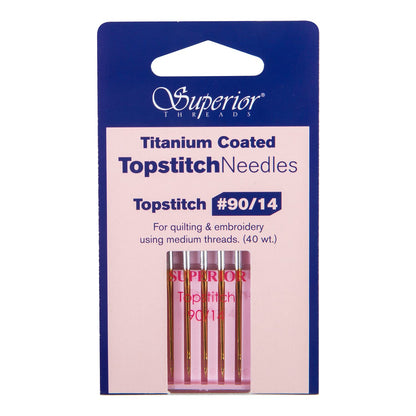 Superior Threads 90/14 - Agujas de Punto Superior (132-90/14), Color Rosa