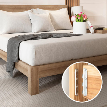 POWERTEC 71425 Soportes para rieles de cama montados en superficie con accesorios de montaje