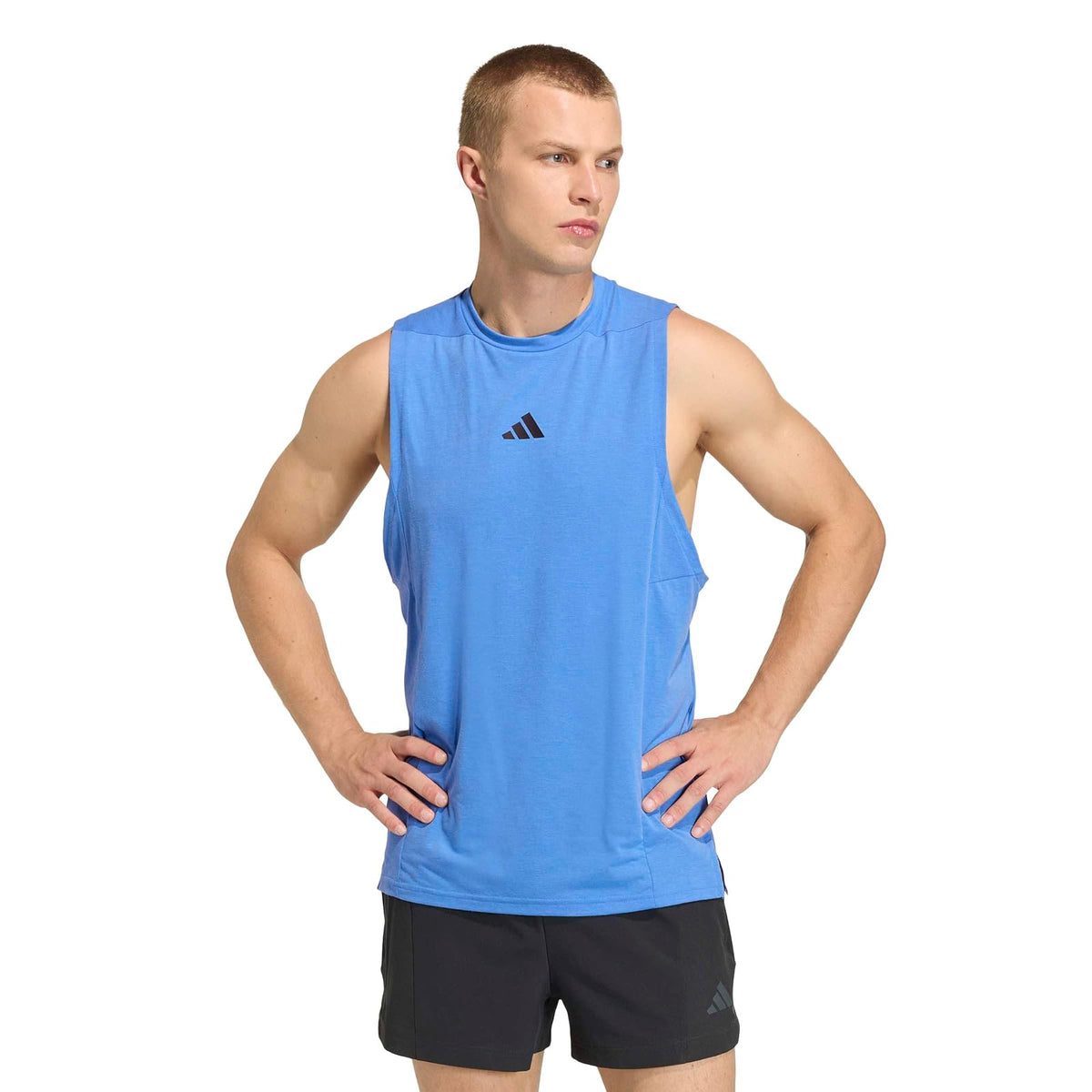 Adidas Tanque D4T Camiseta para Hombre - Azul (Ray Blue) - XXL