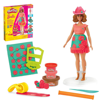 Play-Doh Set de Masas Moldeables para Vestir Muñecas Barbie +5 Años - Rosas y Cerquillos