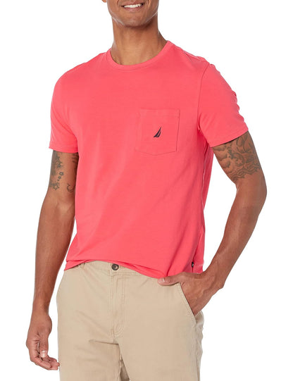 Nautica Playera con Bolsillo para Hombre - CH - melón baya