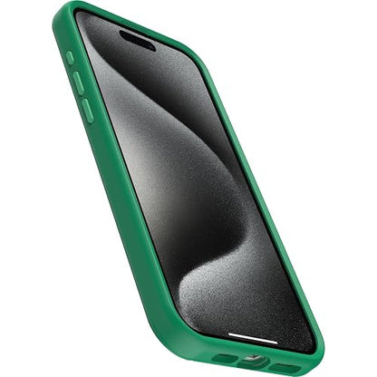 OtterBox - Funda para iPhone 15 Pro MAX (Solamente) Serie Symmetry - Jugo Verde (Verde), se Ajusta a MagSafe, Bordes Ultra Elegantes y elevados Que protegen la cámara y la visualización