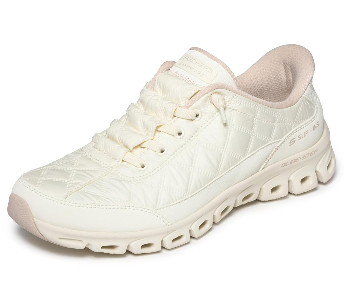 Skechers Glide-Step Cozy Fit Slip-ins sin Cordones para Mujer - 25.5 cm - Ofwt = off White