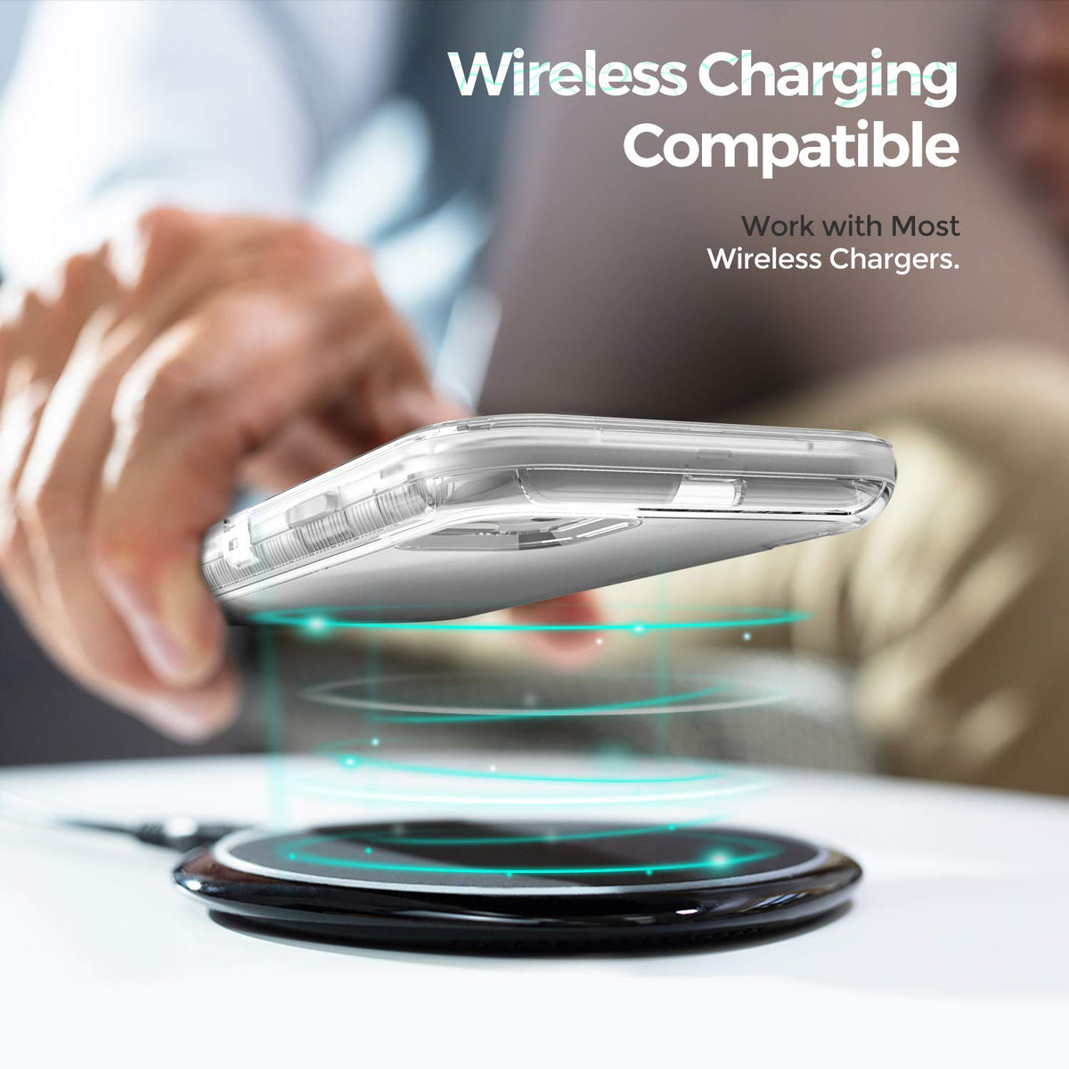 ORIbox - Funda Compatible con iPhone 11 Pro MAX, Resistente a los Golpes, anticaídas, Transparente