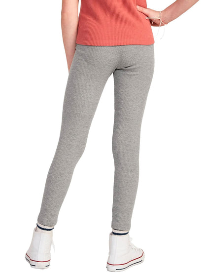 Old Navy Leggings Niñas, Gris, X-Chico