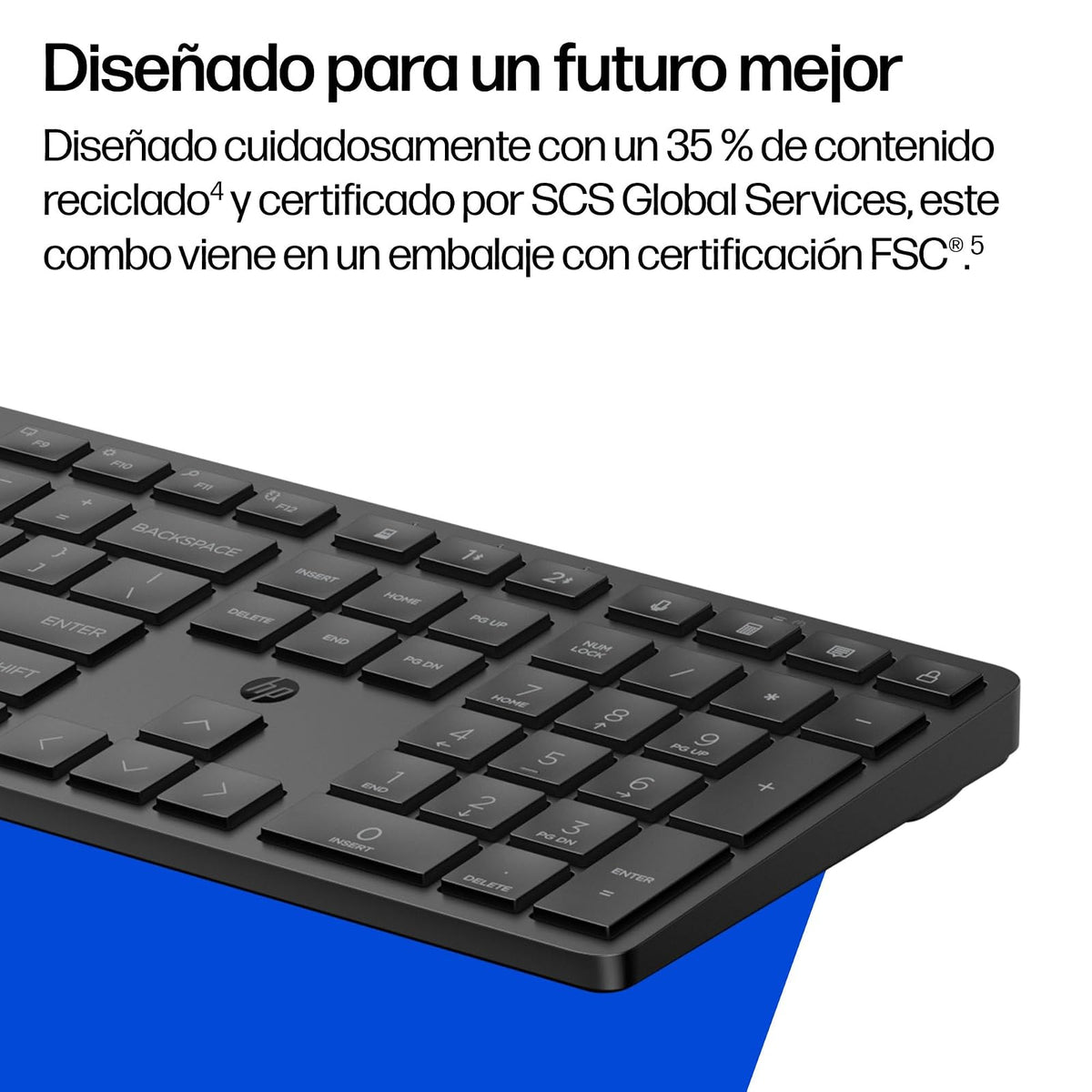 HP Combo de Teclado y Mouse multidispositivo Modo Dual 490C, Negro (BE1P9AA)