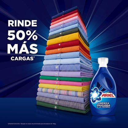 Ariel Limpieza Profunda Detergente Líquido, Jabón Líquido para Ropa 4.8L