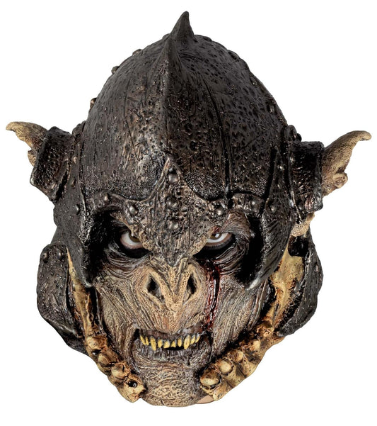 Ghoulish Productions Máscara de Látex de Warrior Orc para Adulto, Ideal para Halloween y Fiestas