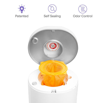 Munchkin Arm & Hammer Pail Snap con cierre y bolsa de recambio, Multicolor/Ninguno, 20 unidades