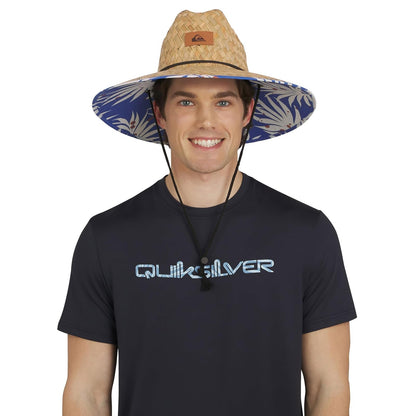 Quiksilver Wide Brim Outdoor Sun Protection Lifeguard Sombrero para el Sol Hombre - G-XL - Azul Real