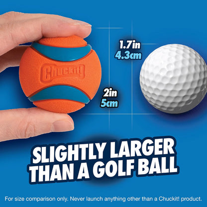 Chuckit! DO817020 Pelota Ultra, talla chica, 2 Piezas, Colores Surtidos