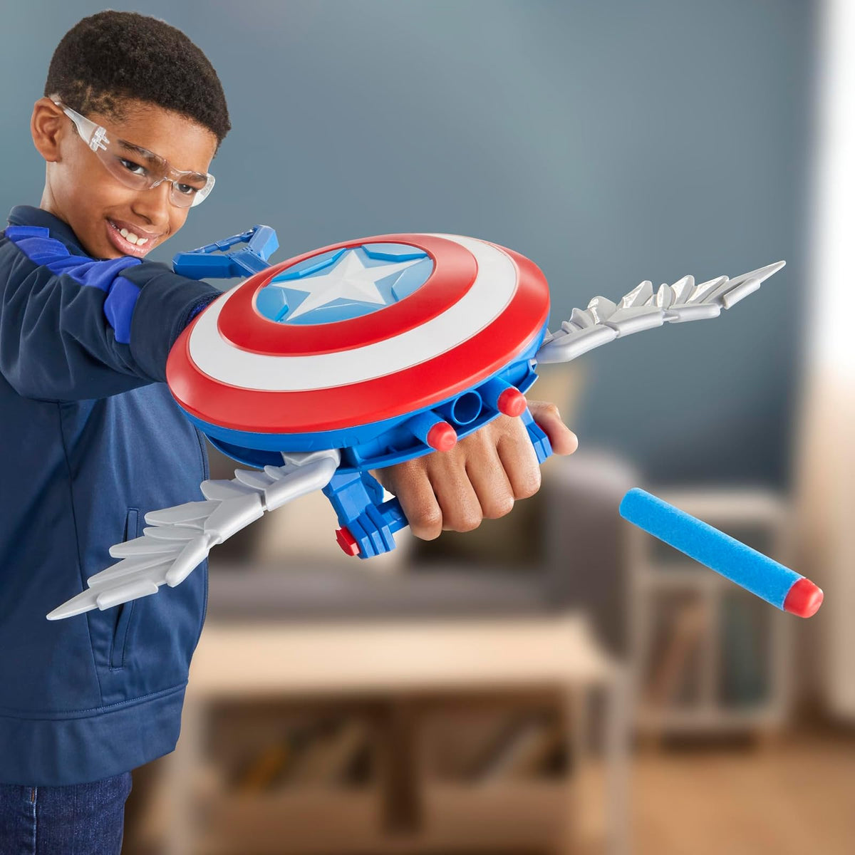 Marvel Studios - Capitán América: Brave New World - NERF - Escudo lanzadardos