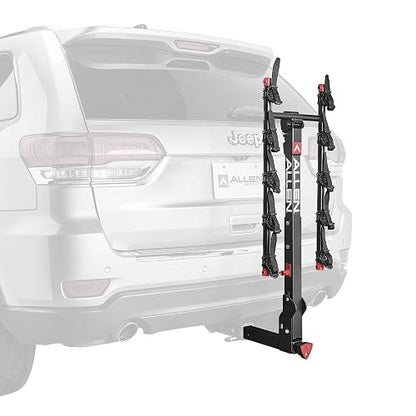 Allen Sports Deluxe Locking Quick Release 3-Bike Carrier for 2 in. & 1 4 in. Hitch