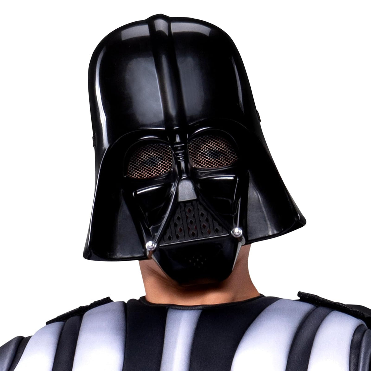 Star Wars Darth Vader - Disfraz oficial de lujo juvenil – overol acolchado con guantes, capa desmontable y máscara de plástico (S) Multi