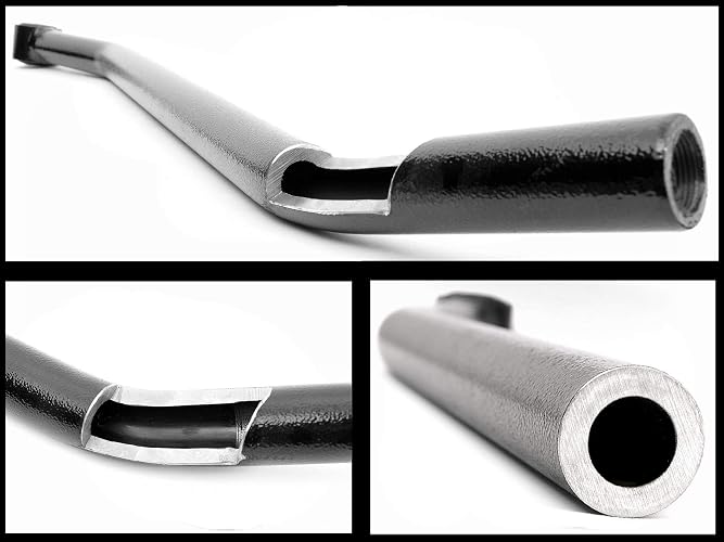 Rough Country Barra de Pista Frontal Ajustable 1179 para Jeep Wrangler 2007-2018 con Elevación de 2.5-6 in