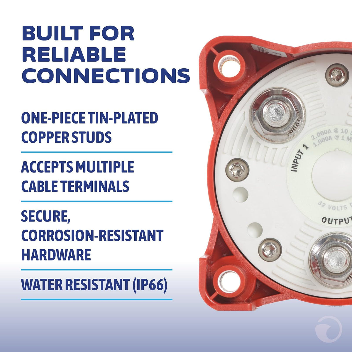 Blue Sea Systems - Interruptores de batería serie E de 350 A