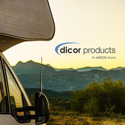 Dicor BT-1834-1 Cinta de Sellado de Butilo de 1/8 Pulgadas x 3/4 Pulgadas x 30 Pulgadas para RV, Remolque, Autocaravana, Ventana y Ventilación, Gris