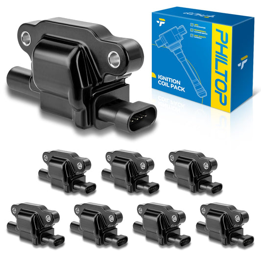 PHILTOP IGC213 Paquete de Bobinas de Encendido UF413 para Chevrolet Yukon/Silverado/Tahoe/Suburban/Corvette/Camaro GMC Sierra/Envoy CTS GTO