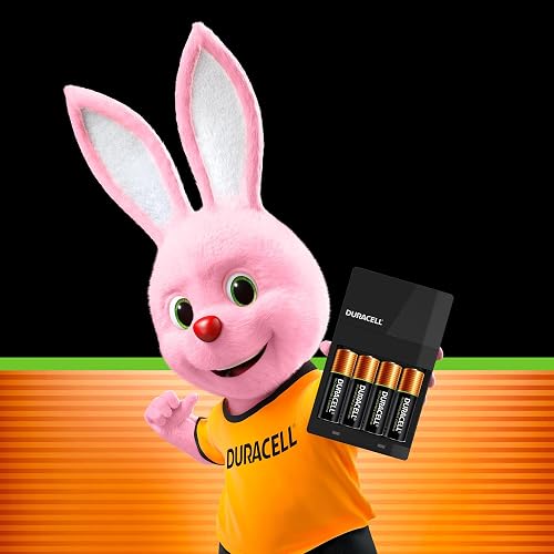 Duracell Cargador de Pilas AA/AAA - Incluye 4 AA