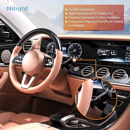 Nilight - Interruptor de señal de giro compatible con Ford 2015 2016 2017 2018 2019 F150 F-150 2017-2020 F-250 F-350 F-450 F-550 Super Duty Parabrisas Combinación Blinker