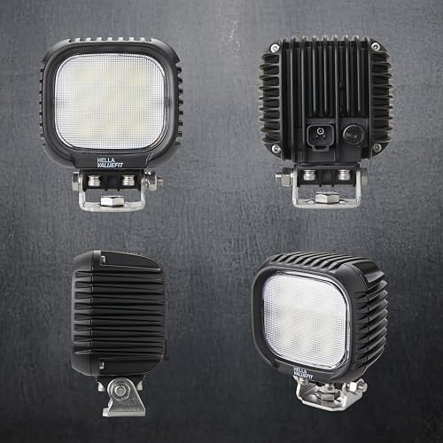 Hella 357109002 ValueFit S3000 Luz Trabajo LED Negro para Camiones 1 Pieza