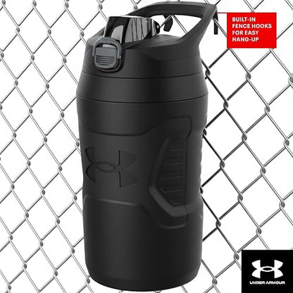 Under Armour - Botellas de agua aisladas de 32 onzas, jarra de agua deportiva con asa, gancho de cerca, resistente a fugas para béisbol, fútbol y más, botellas de agua de 32 onzas, botella de agua