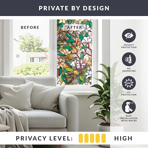 Artscape 01-0113- Magnolia Window Film, 24" x 36"