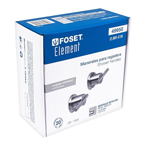 Foset Element ELMR-61N, Manerales para regadera, satín