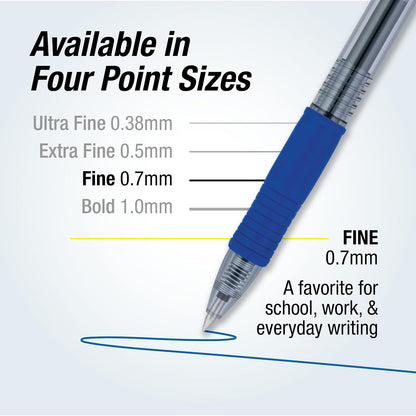 Pilot G2 Premium - Bolígrafos de gel de punta fina de 0,7 mm, punta fina, paquete de 14 unidades, ideales para la escuela, diario y escritura de oficina