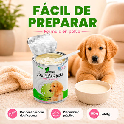 Naturance Sustituto de Leche para Perro Cachorro con Cuchara Medidora 450 g
