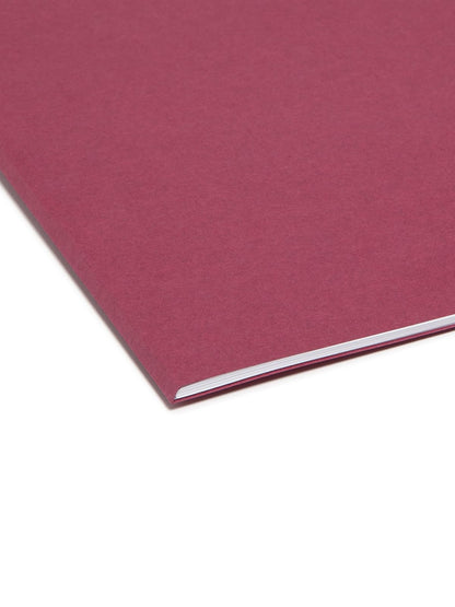 Smead File Folders 1/3 Cut Single-Ply Tab Maroon (100) De plástico - Carpeta (De plástico, Letter, 296 mm, 241 mm)