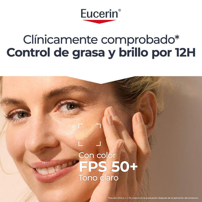 Eucerin Eucerin Sun Oil Control Fps 50+ Tono Claro 50Ml