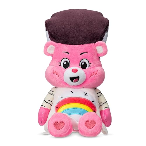 Care Bears Universal Monsters - Peluche de 22.9cm de tamaño Divertido - Oso de alegría como la Novia de Frankenstein - Peluche Suave y abrazable, Animal de Peluche para niñas y niños, a Partir de