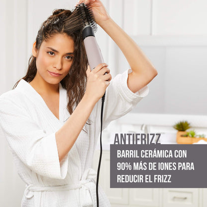 Remington Cepillo de aire wet2style ovalado para cabello humedo y seco as15a Rosado