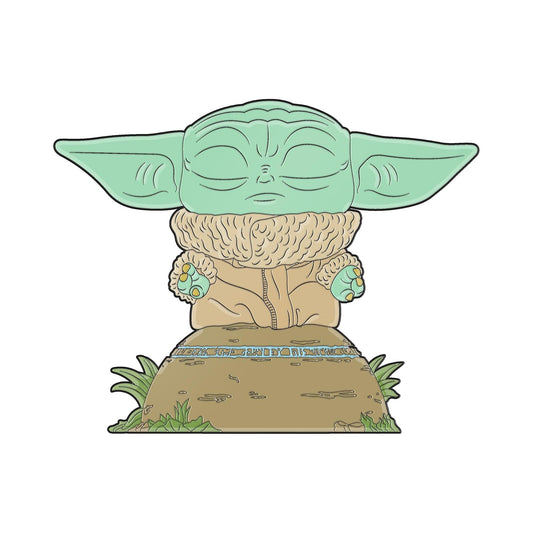 Loungefly POP! Large Enamel Enamel Pin Star Wars: GROGU - The Child - The Mandalorian Emaille-Nadeln - Niedliche Brosche Zum Sammeln - Für Rucksäcke & Taschen - Geschenkidee - Offizielle Handelswaren
